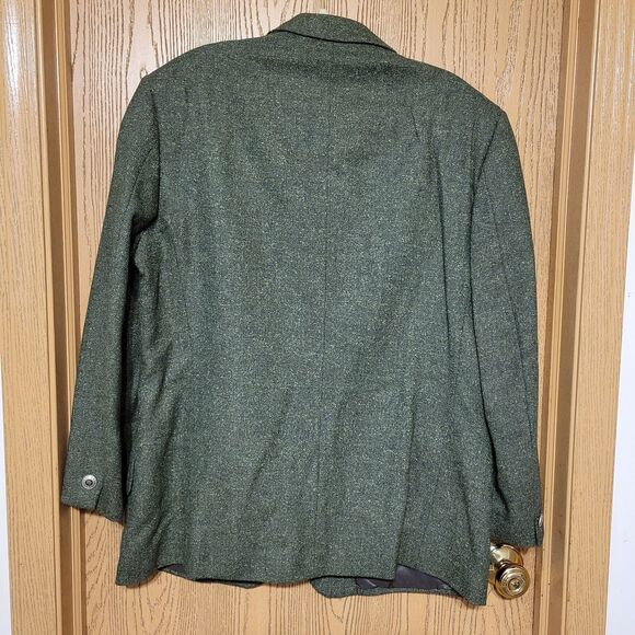 Versace Classic V2 Vintage Men's Two-piece Suit Wool Silk Olive Green Size 42R - Picture 2 of 16